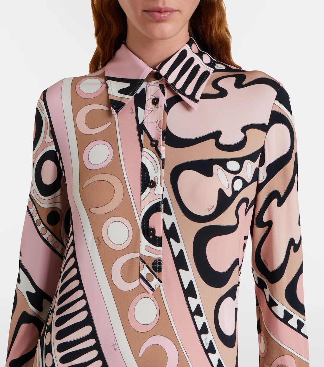 Buy Pucci Soleil Print Chemisier Dress - Image 2