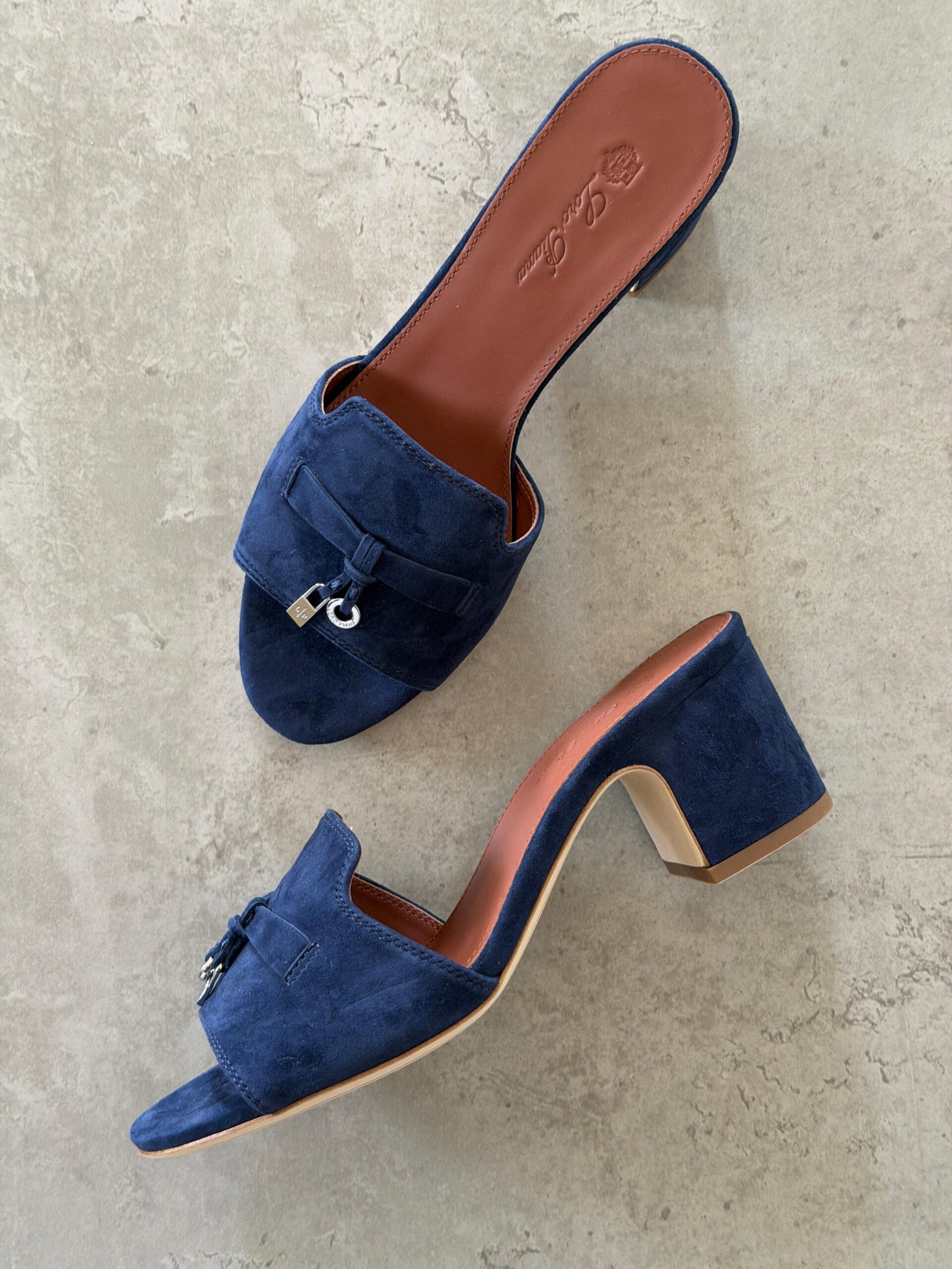 Loro Piana Summer Charms 55 Mule Sandals in Suede Goatskin - Image 14