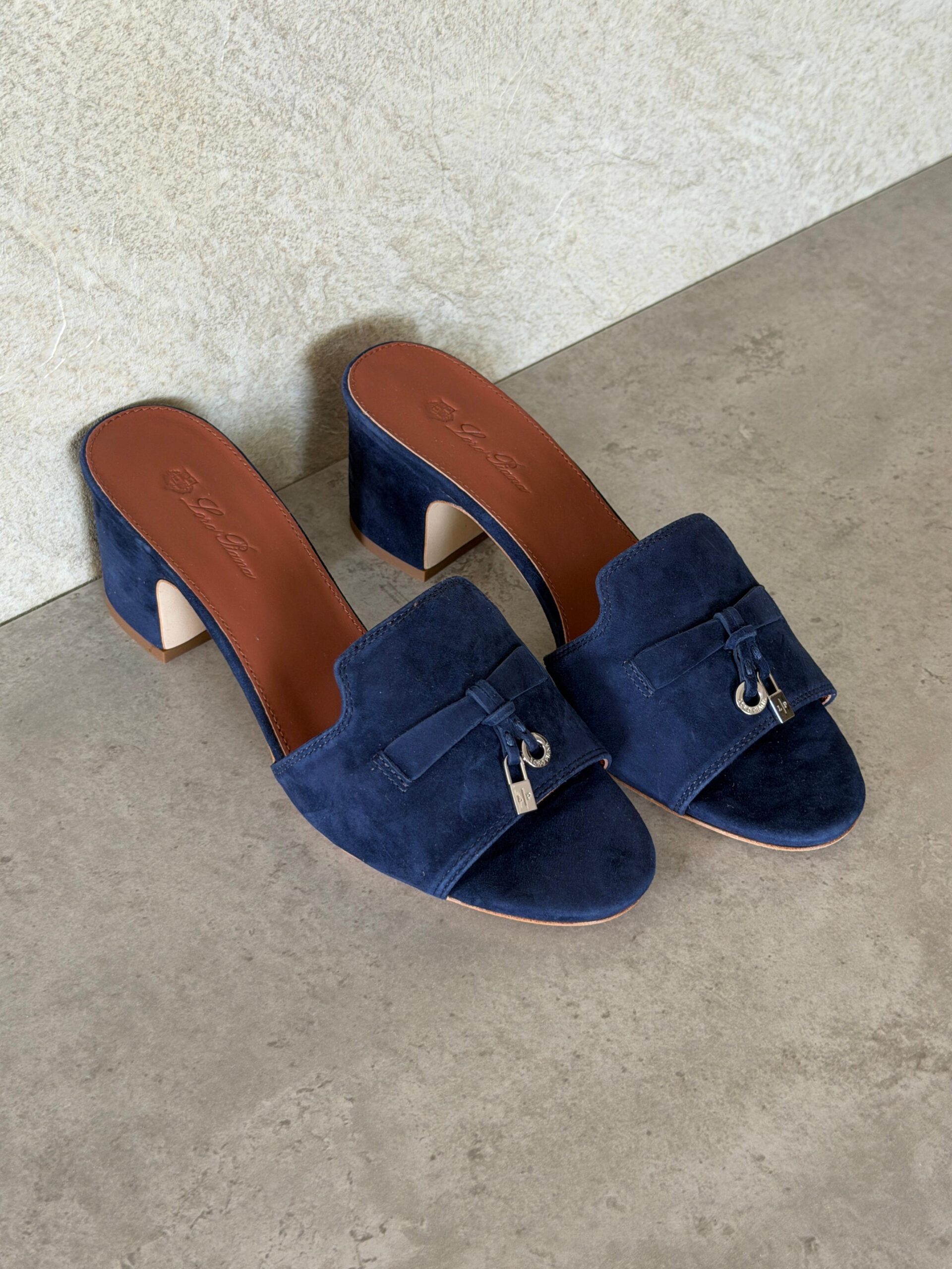 Loro Piana Summer Charms 55 Mule Sandals in Suede Goatskin - Image 33