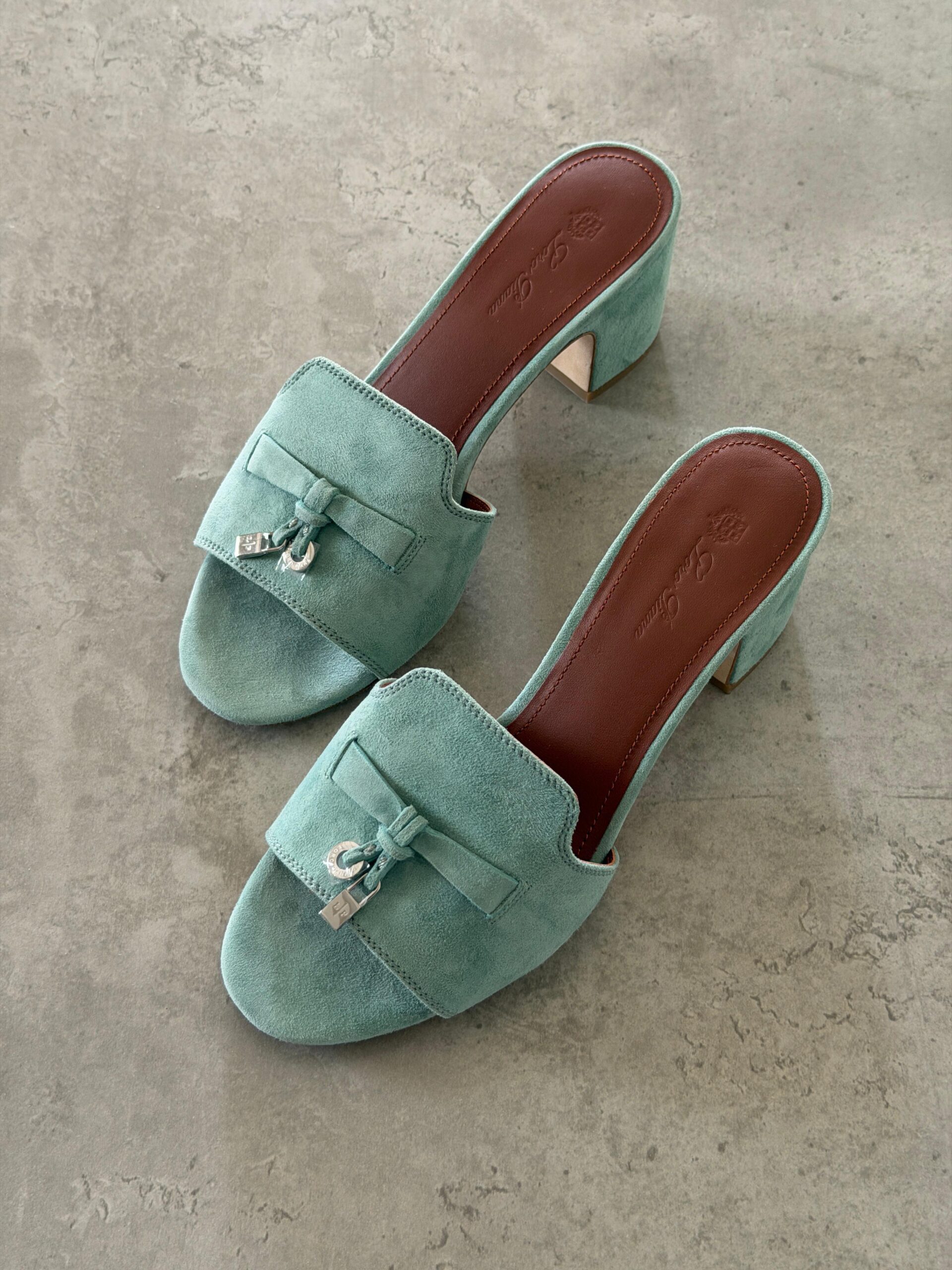 Loro Piana Summer Charms 55 Mule Sandals in Suede Goatskin - Image 30