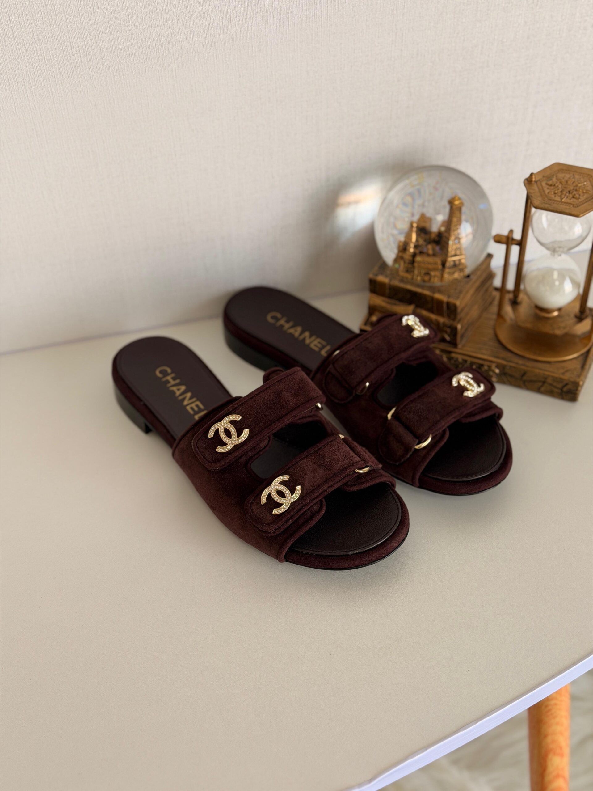 Chanel Mules - Suede kidskin. - Image 6