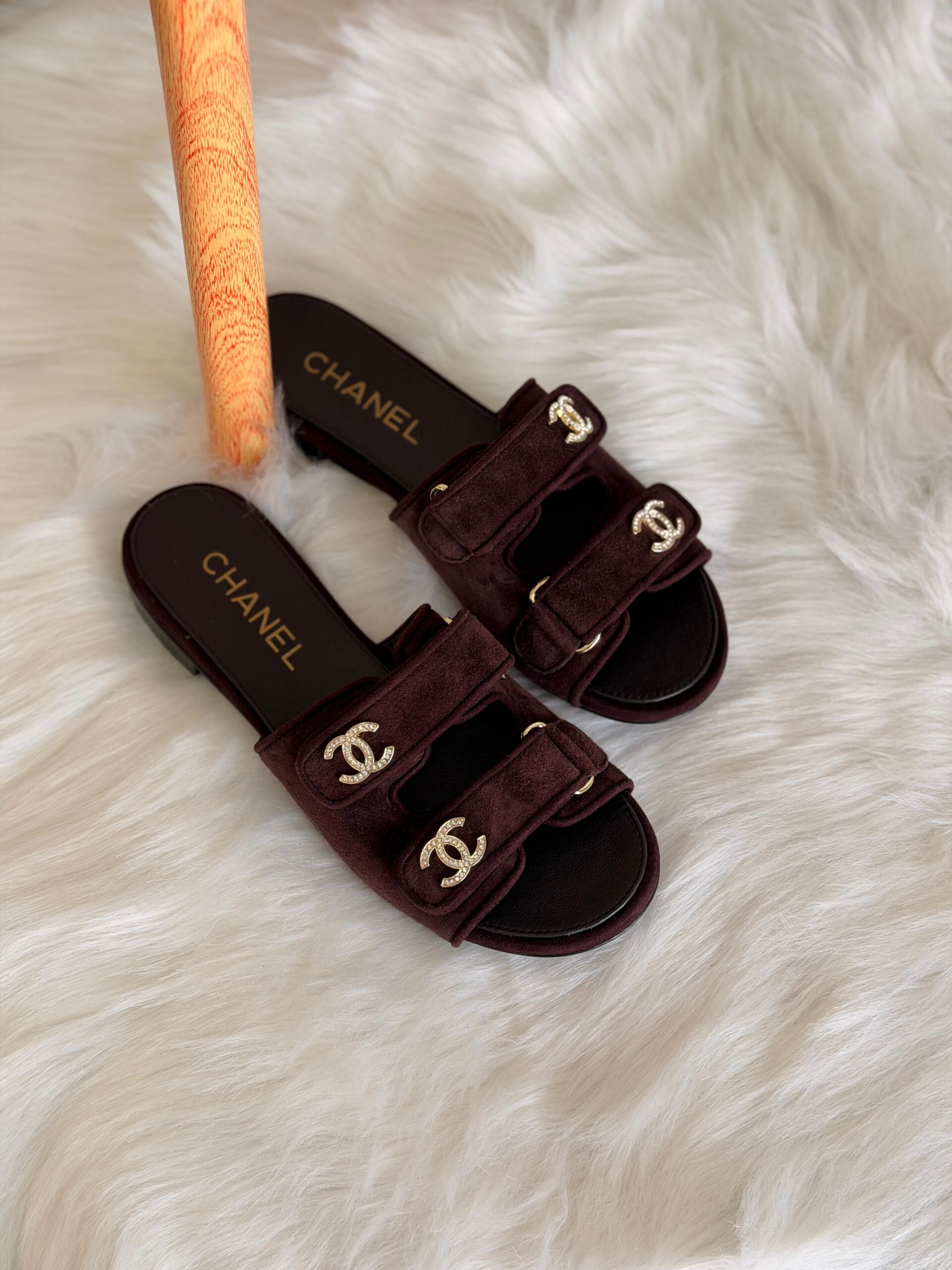 Chanel Mules - Suede kidskin. - Image 2
