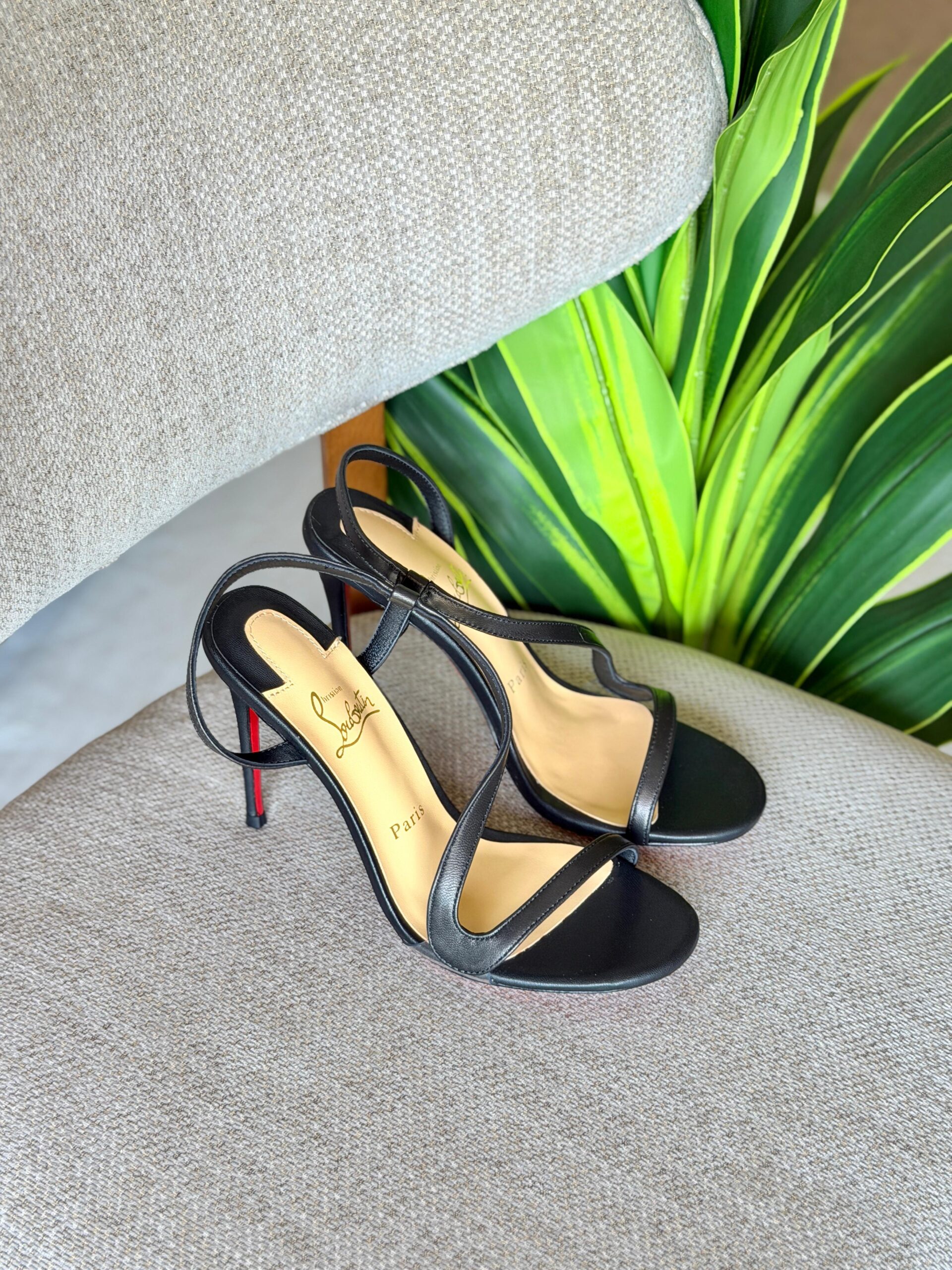 Christian Louboutin Nappa Loubi Queen 120 Pumps - Image 5