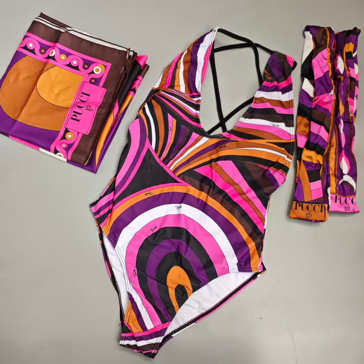 PUCCI Marmo-print Swimsuit - Image 7