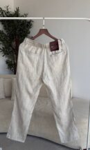 Loro Piana Cotton & Linen Tapered Trousers