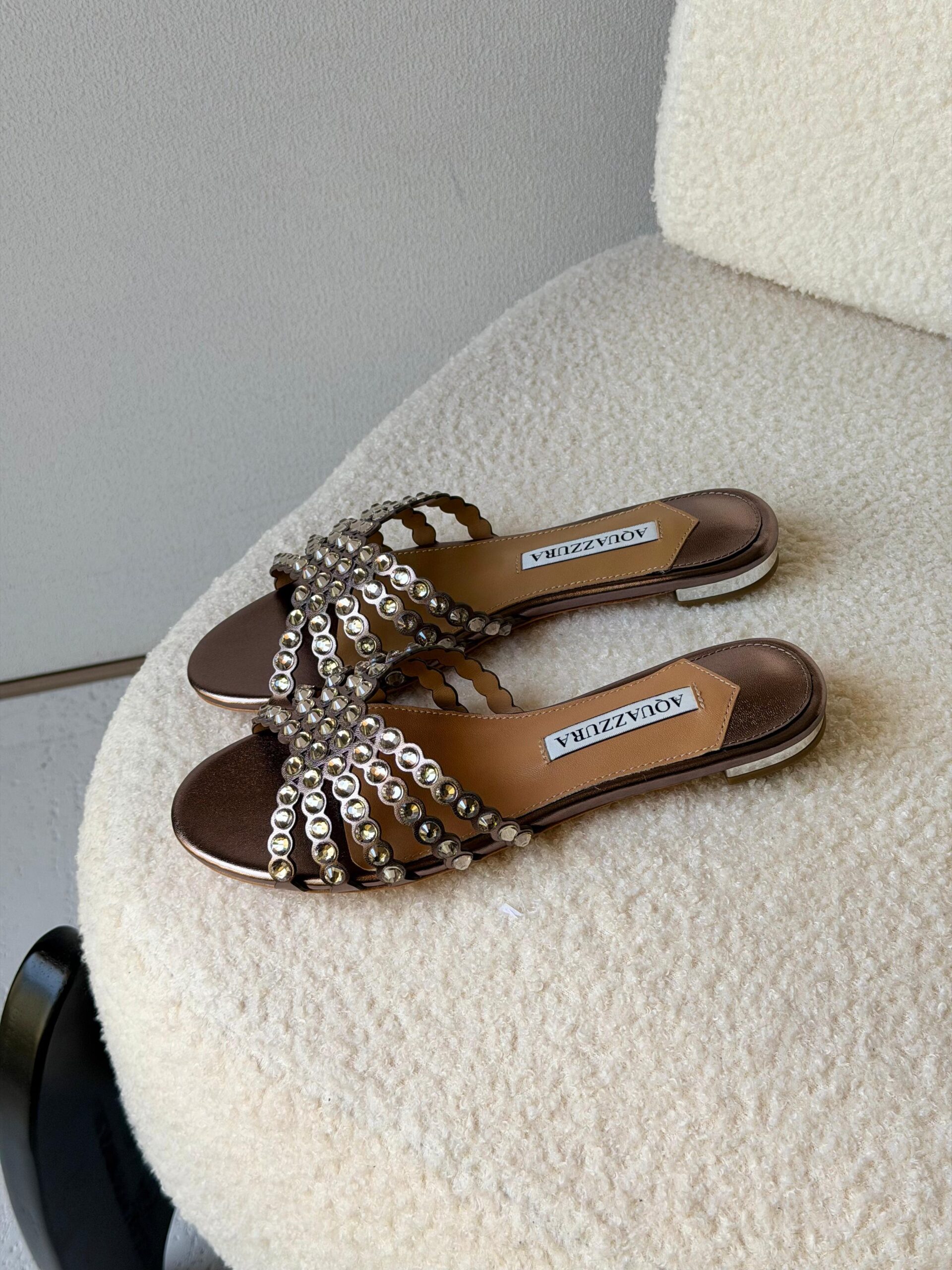 Aquazzura Tequila Crystal Sandals - Image 11