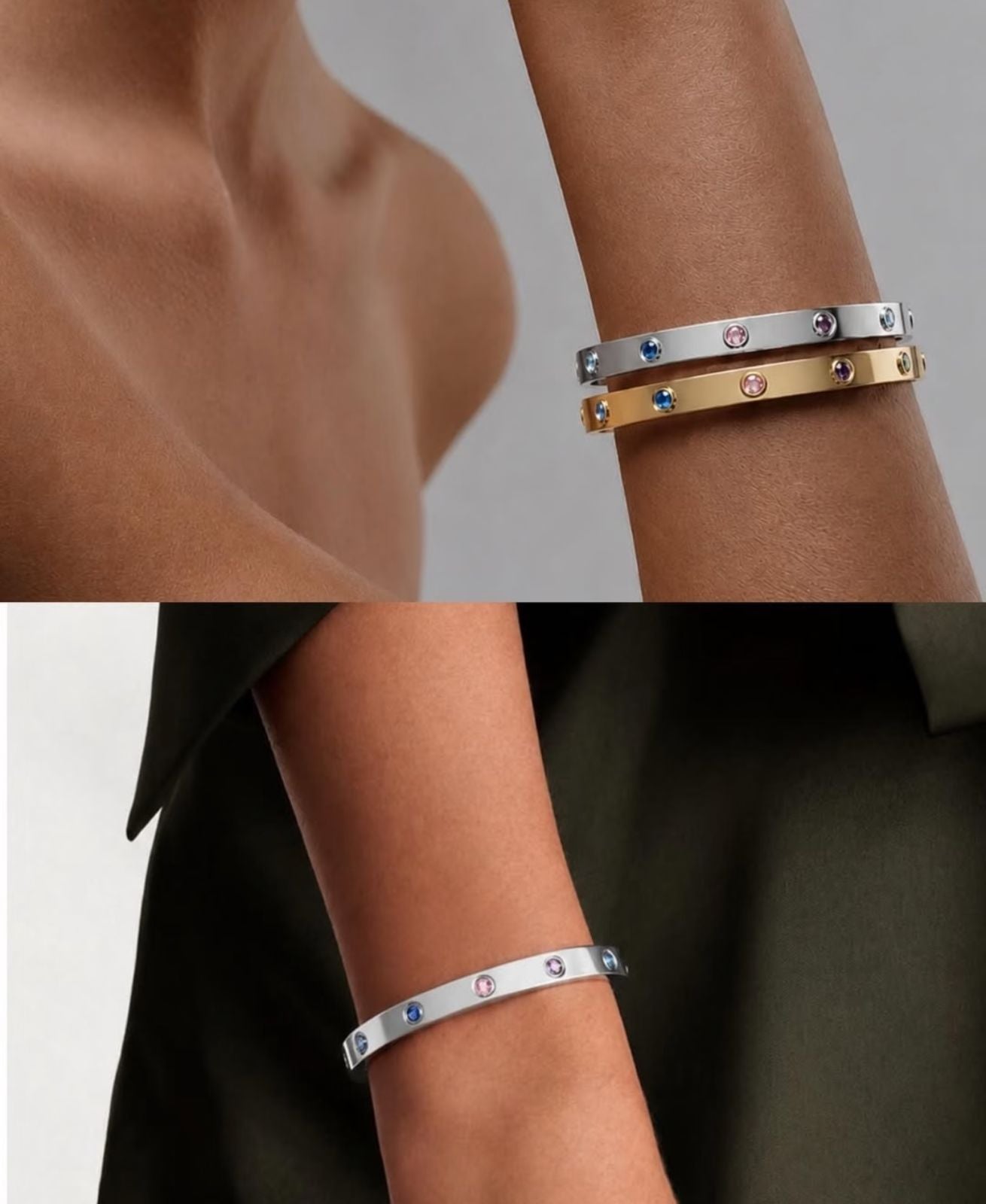 Cartier Love Multi Gemstones Bracelet - Image 5