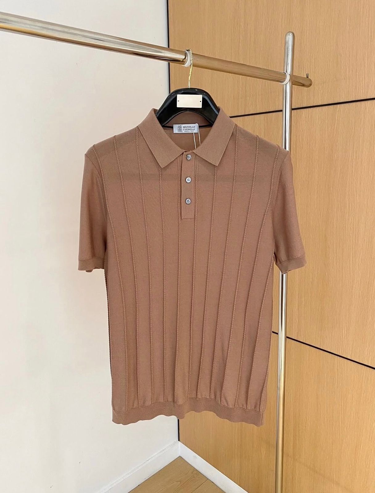 Brunello Cucinelli Knitted Polo Shirt