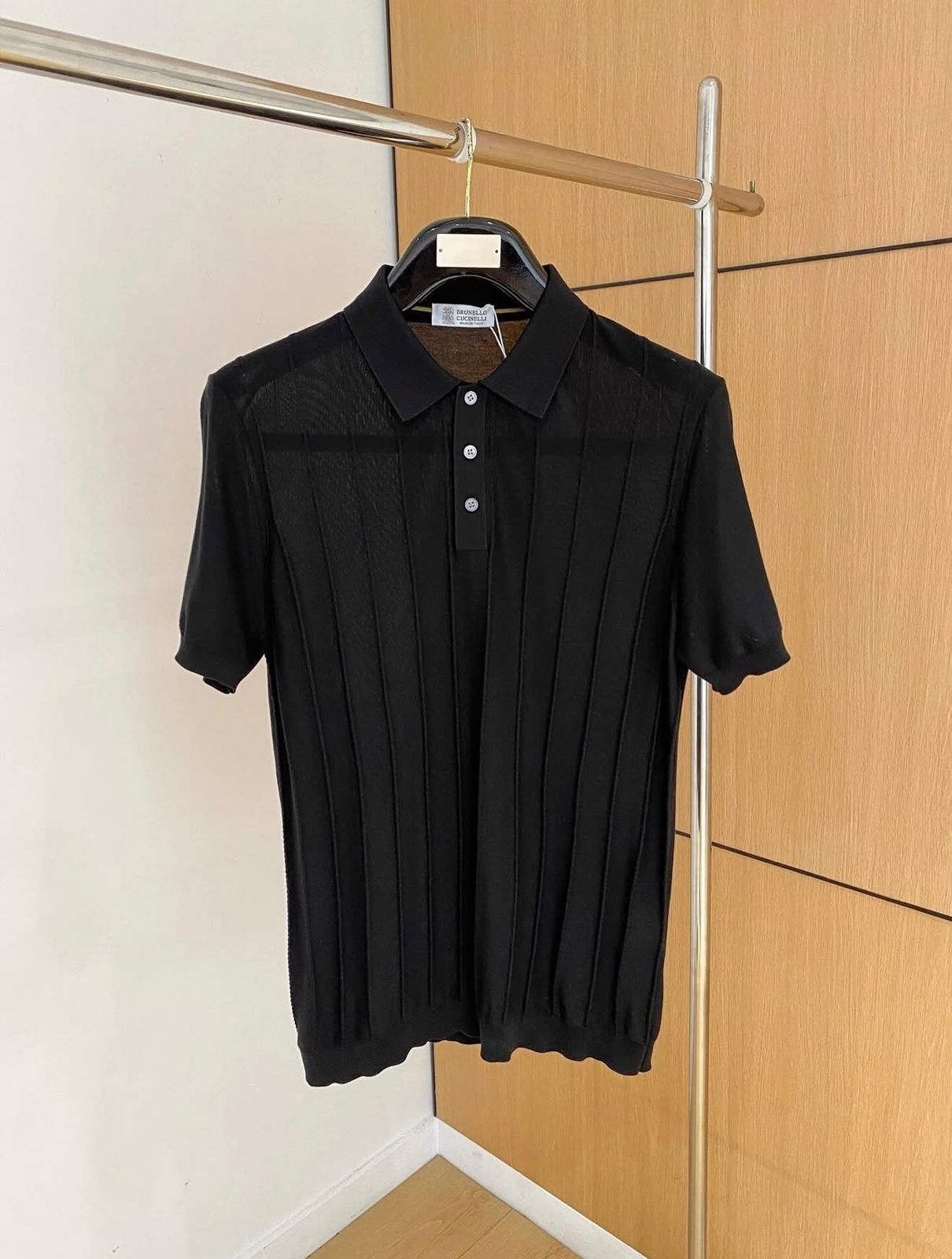 Brunello Cucinelli Knitted Polo Shirt - Image 2