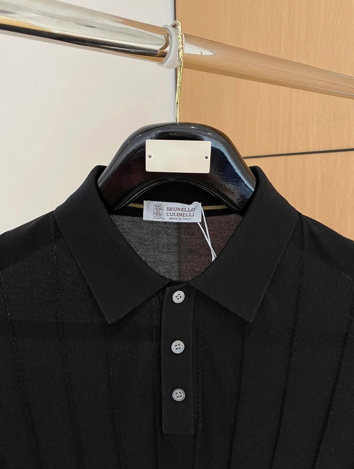 Brunello Cucinelli Knitted Polo Shirt - Image 5