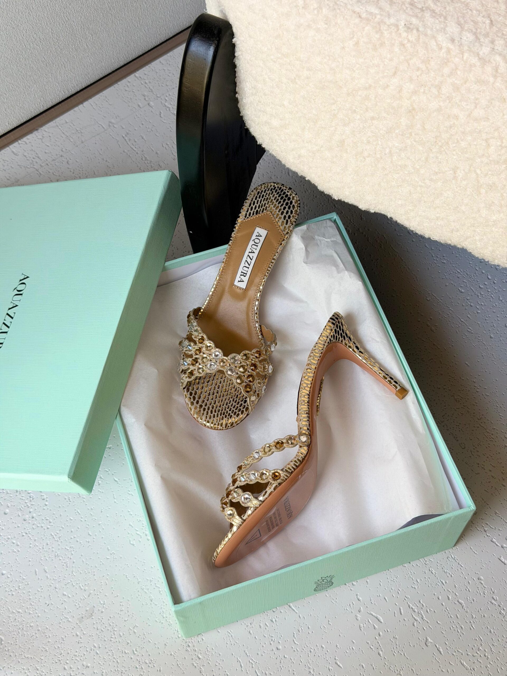 Aquazzura Tequila 75 mules - Image 5