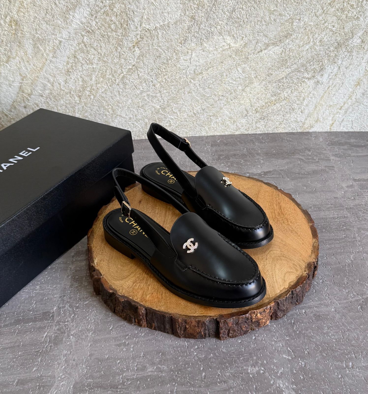 Chanel Chanel Slingbacks in Shiny Calfskin