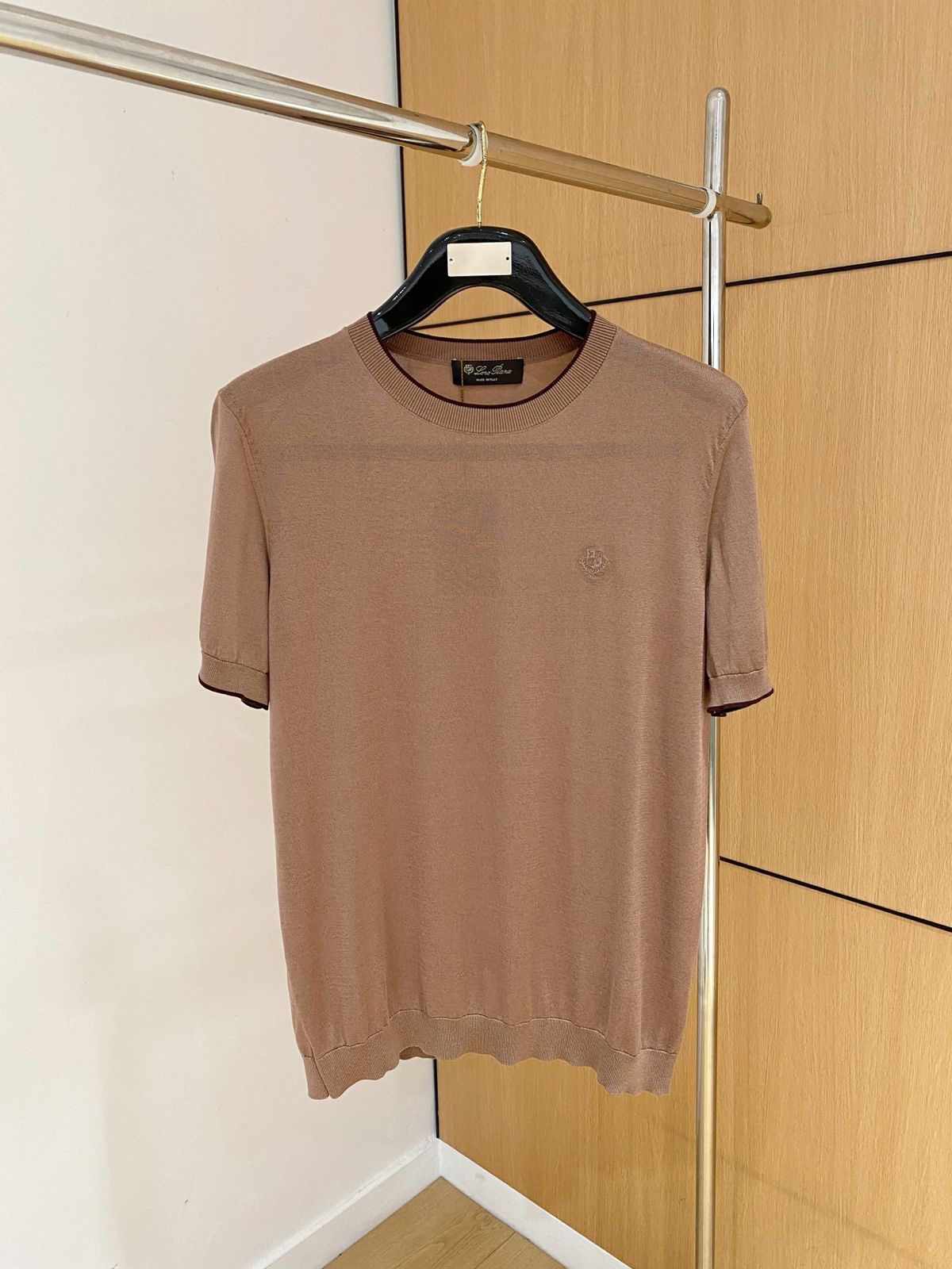 LORO PIANA Silk and Cotton-Blend T-Shirt - Image 2