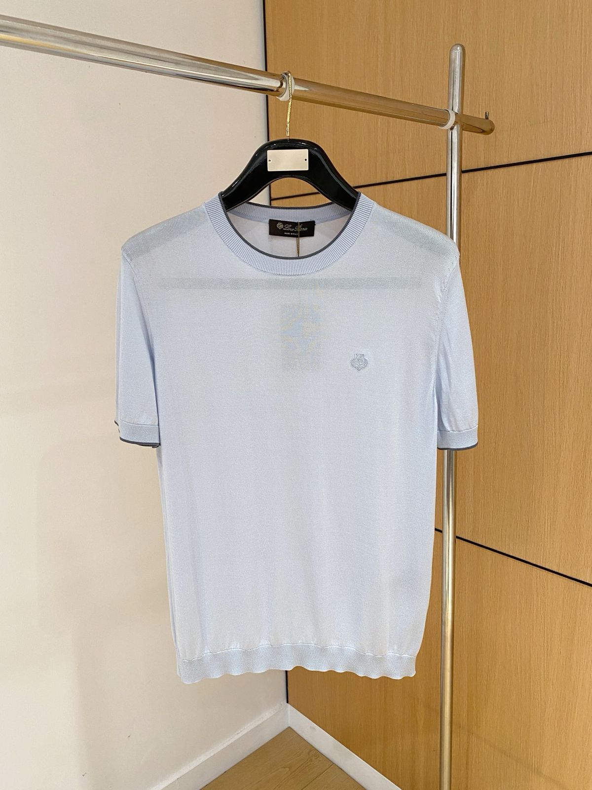 LORO PIANA Silk and Cotton-Blend T-Shirt - Image 8