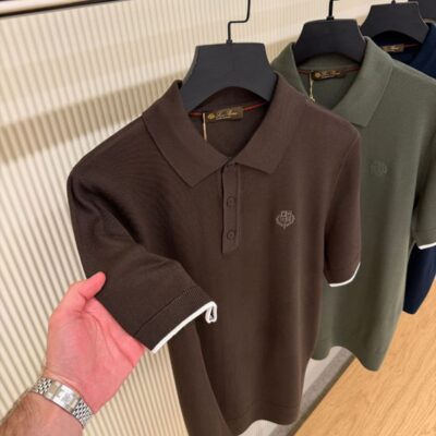 Loro Piana Polo Shirt Cashmere, Silk