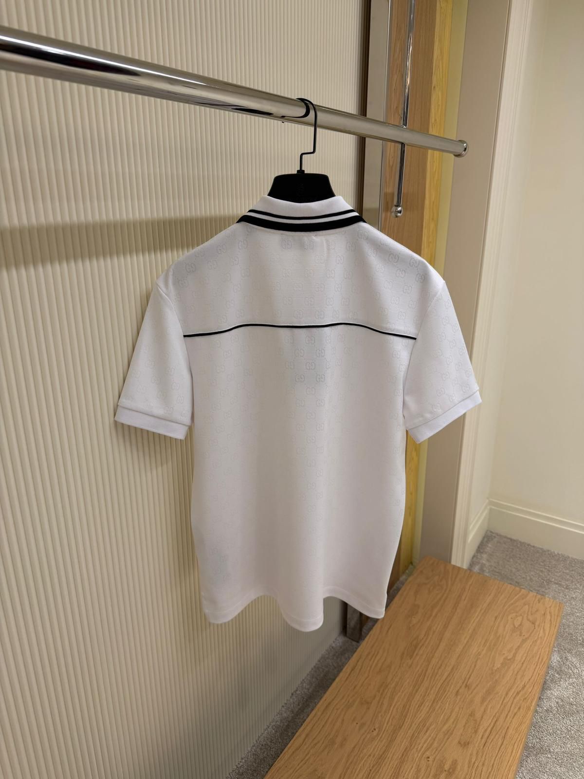 Gucci Brown GG Polo Shirt - Image 5